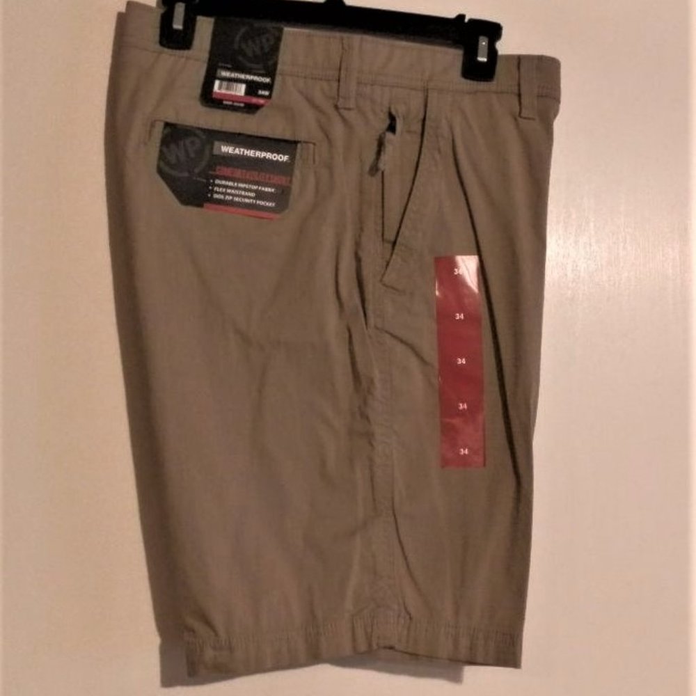 Men's Weatherproof Comfort Utility Shorts. Sz. 34